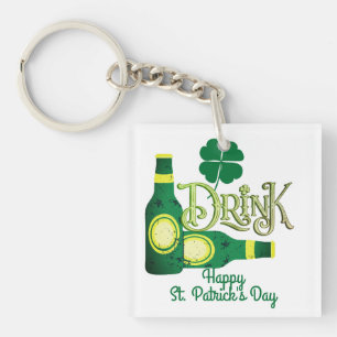 St. Patrick's Day Irish green luck Shamrock Sleutelhanger