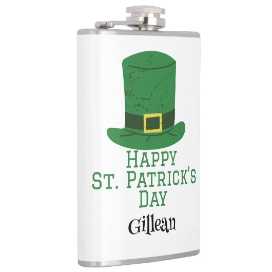 St. Patrick's Day Irish green pet met geluk Shamro Heupfles (Rechts)