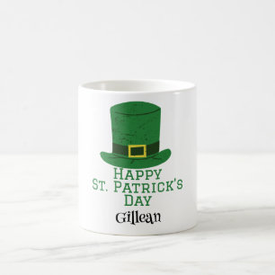 St. Patrick's Day Irish green pet met geluk Shamro Koffiemok