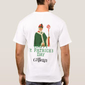 St. Patrick's Day Irish green pet met geluk Shamro T-shirt (Achterkant)
