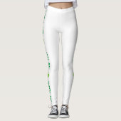 St Patrick's Day Irish Green Shamrock Leggings (Voorkant)