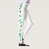 St Patrick's Day Irish Green Shamrock Leggings (Rechts)