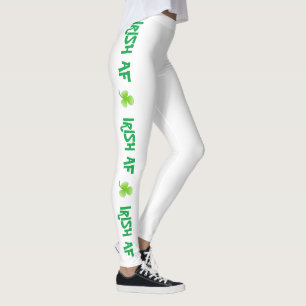 St Patrick's Day Irish Green Shamrock Leggings