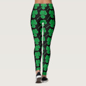 St. Patrick's Day | Irish Green Shamrocks Pattern Leggings (Achterkant)