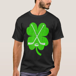 St Patricks Day Irish Hockey Shamrock Costume Boys T-shirt