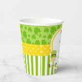 St Patrick's Day Irish Holiday Boy Baby shower Papieren Bekers (Rechts)
