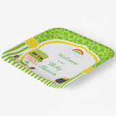 St Patrick's Day Irish Holiday Boy Baby shower Papieren Bordje (Gebogen)
