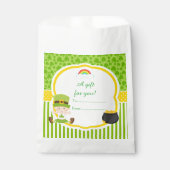 St Patrick's Day Irish Holiday Girl Baby shower Bedankzakje (Voorkant)