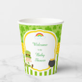 St Patrick's Day Irish Holiday Girl Baby shower Papieren Bekers (Voorkant)