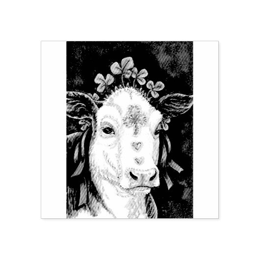 ST. PATRICK'S DAY IRISH KOE, BOERDERIJ RUBBER STEM RUBBERSTEMPEL (Afrduk)