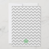 St Patrick's Day IRISH koppels baby shower uitnodi Kaart (Achterkant)