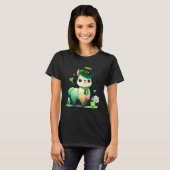 St Patrick's Day Irish Lama Happy St Patrick's T-shirt (Voorkant volledig)