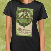  St. Patrick's Day, Irish Lass in a Wreath T-shirt