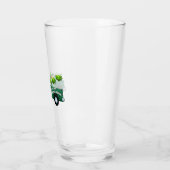 St Patricks Day Irish Leprechaun Funny Beer Pint Glas (Links)
