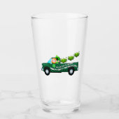 St Patricks Day Irish Leprechaun Funny Beer Pint Glas (Voorkant)
