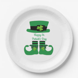 St. Patrick's Day, Irish, Leprechaun, Green Party Papieren Bordje