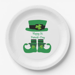 St. Patrick's Day, Irish, Leprechaun, Green Party Papieren Bordje