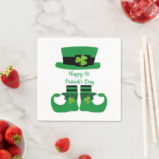 St. Patrick's Day, Irish, Leprechaun, Green Party Servet (Insitu)