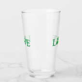 St. Patrick's Day Irish Love Green Clover Shamrock Glas (Links)