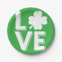 St. Patrick's Day Irish Love Green Shamrock