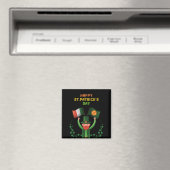 St. Patricks Day Irish - Lucky Irish Shamrock Magneet (Insitu (Vaatwasser))