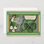  St Patricks Day Irish Memories gedicht Briefkaart (Voorkant / Achterkant)