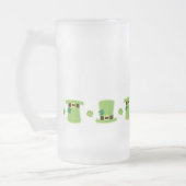 St Patricks Day Irish NAME Shamrock Groene Petten  Matglas Bierpul (Links)