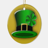 St Patrick's Day Irish Pet Standard Round Ornament (Links)