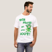 St. Patrick's Day Irish Pirate T-Shirt (Voorkant volledig)