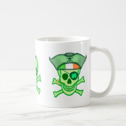 St. Patrick's Day Irish Pirates Koffiemok (Rechts)