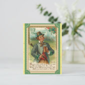 St Patricks Day Irish Poem Briefkaart (Staand voorkant)