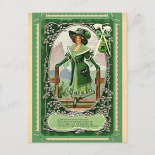 St Patricks Day Irish Poem Briefkaart