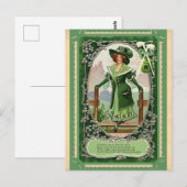  St Patricks Day Irish Poem Briefkaart (Voorkant / Achterkant)