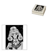 ST. PATRICK'S DAY IRISH POODLE, DOG RUBBER STEMP RUBBERSTEMPEL (Gestempeld)