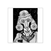 ST. PATRICK'S DAY IRISH POODLE, DOG RUBBER STEMP RUBBERSTEMPEL (Afrduk)