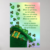 St. Patricks day Irish Poster (Voorkant)