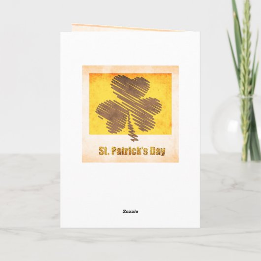 St. Patrick's Day Irish Prayer Custom Kaart (Achterkant)