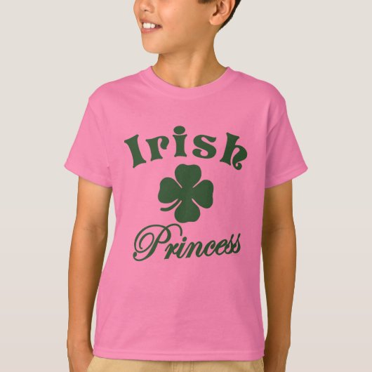 St. Patrick's Day Irish Princess T-Shirt (Voorkant)