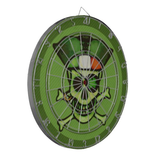 St. Patrick's Day Irish Proarchiink Dart Board Dartbord (Voorkant Links)