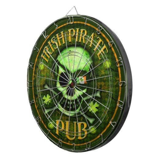 St. Patrick's Day Irish Proarchiink Dart Board Dartbord (Voorkant Rechts)