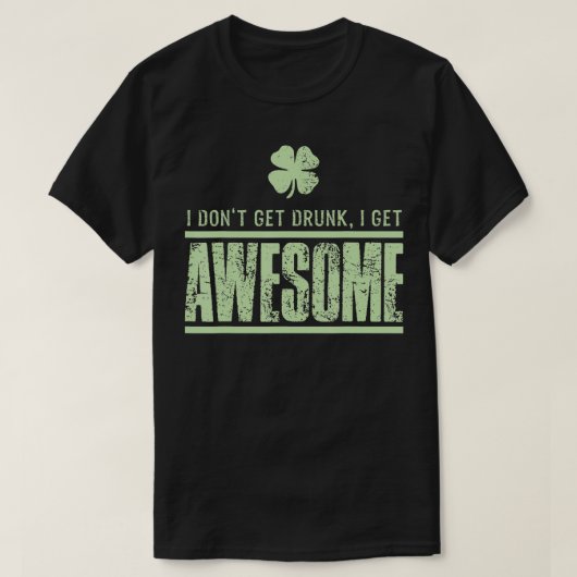 St Patricks Day Irish Pub Party Mannen Vrouwen T-shirt (Design voorkant)