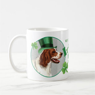 St. Patrick's Day Irish Red & White Setter Koffiemok