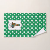 St. Patrick's Day Irish Setter Dog (red 1) Funny Bad Handdoek (Handdoek)