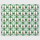 St. Patrick's Day Irish Setter Dog (red 1) Funny Cadeaupapier (Vlak)