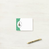 St. Patrick's Day Irish Setter Dog (red 1) Funny Post-it® Notes (Op bureau)
