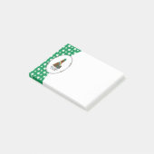 St. Patrick's Day Irish Setter Dog (red 1) Funny Post-it® Notes (Schuin)