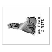 St. Patrick's Day Irish Setter Dog (red 1) Funny Rubberstempel (Afrduk)