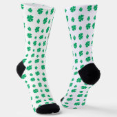 St. Patrick's Day Irish Setter Dog (red 1) Funny Sokken (Gebogen)
