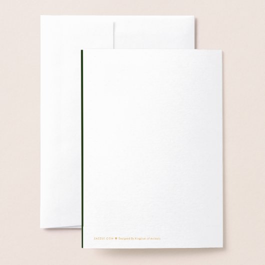 St. Patrick's Day Irish Setter in Clovers, ZSSG Folie Kaarten (Met envelop)