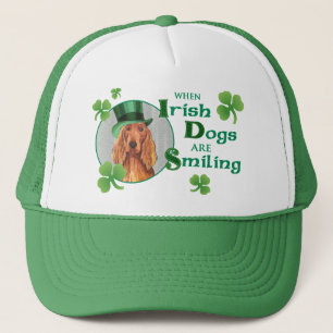 St. Patrick's Day Irish Setter Trucker Pet
